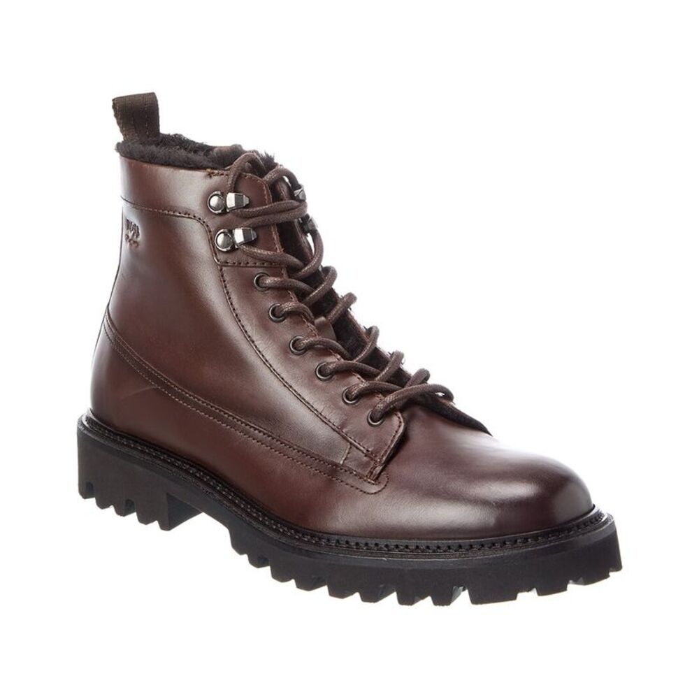 Hugo Boss Julyo Leather Boot, Brown